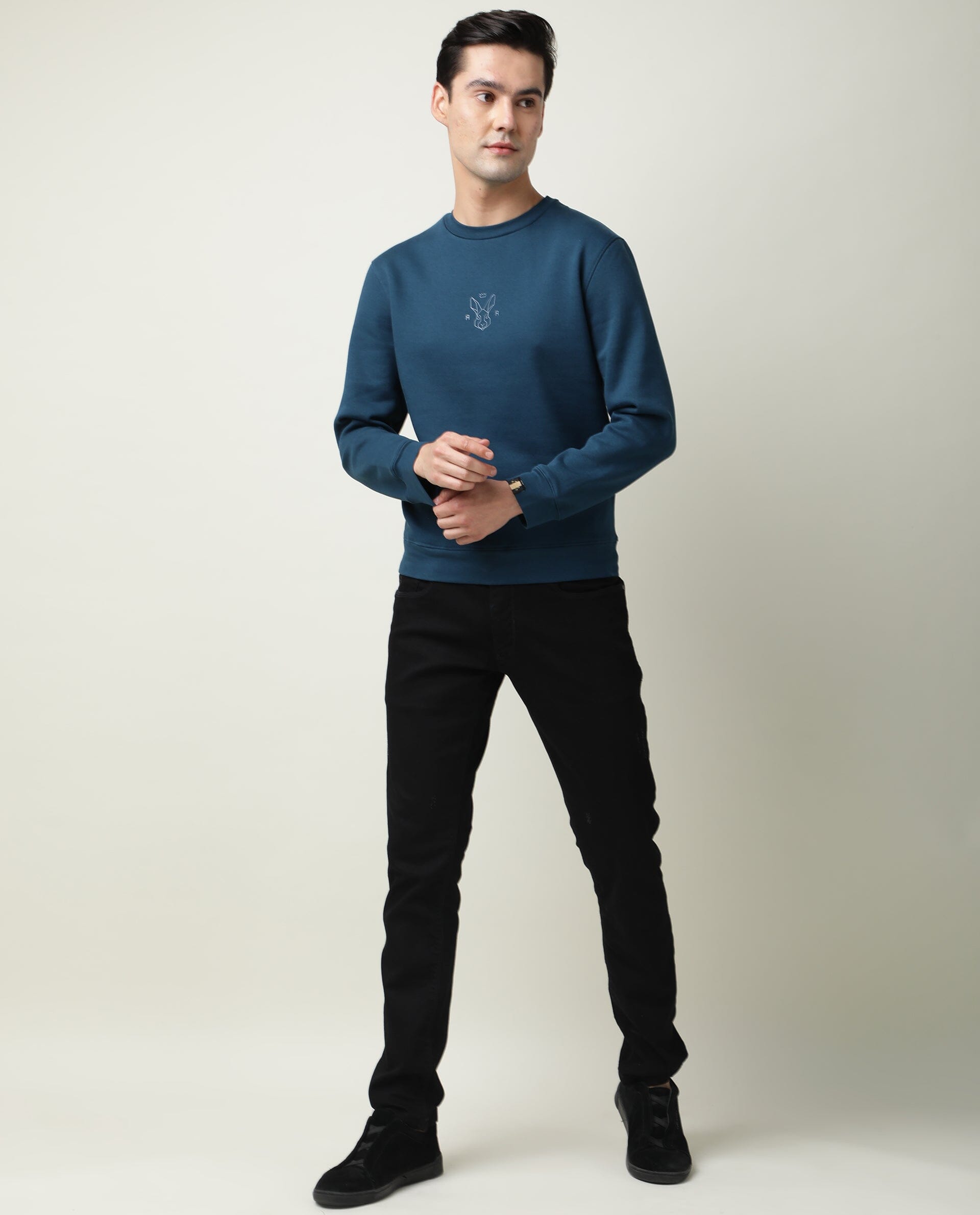 ZEN-PETROL SWEATSHIRT RARE RABBIT