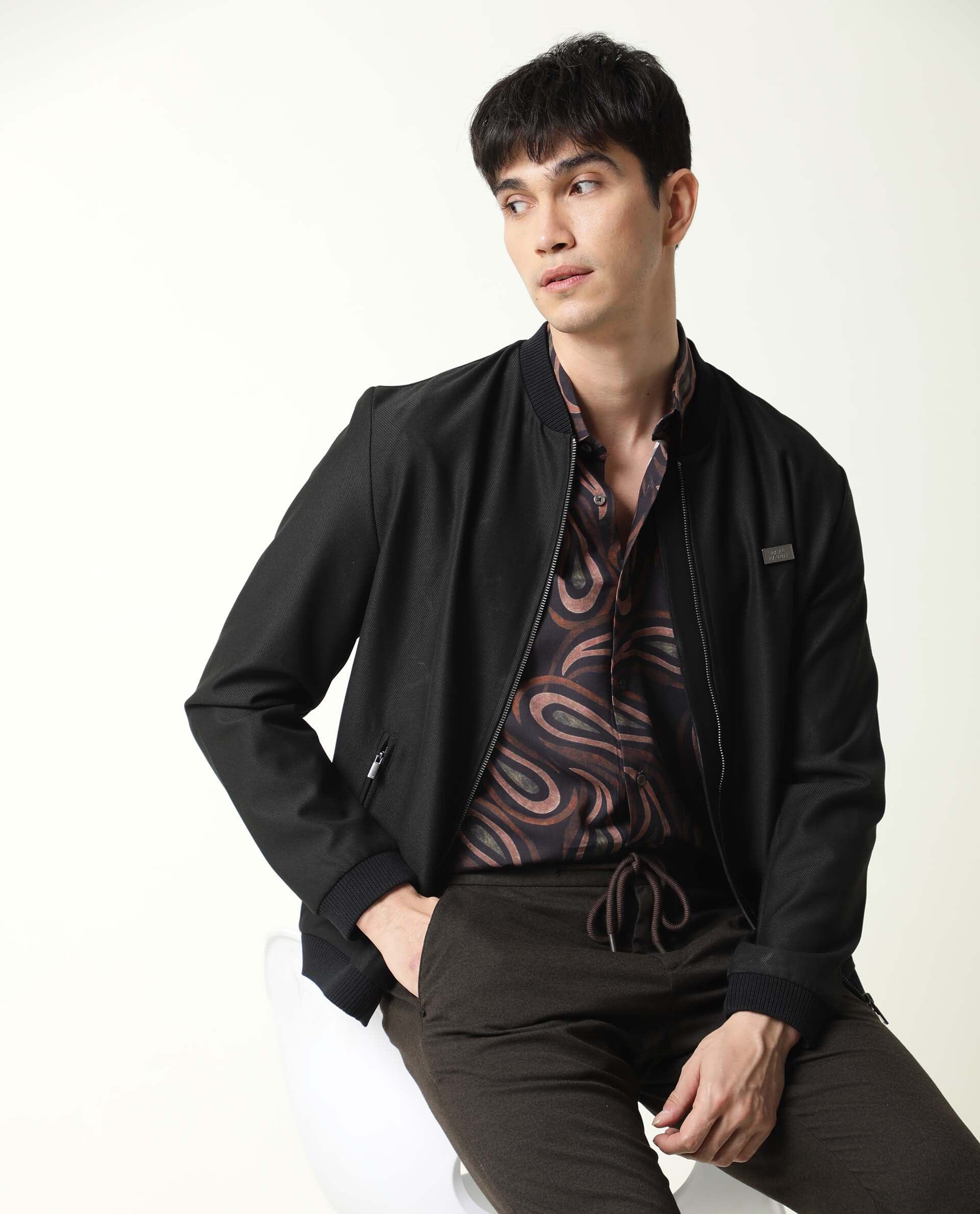 LEOPLD-BLACK SHIRT RARE RABBIT