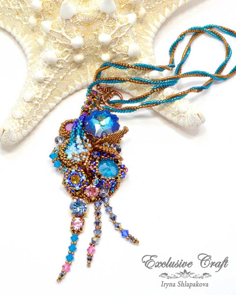 bead embroidered jewelry exclusive craft