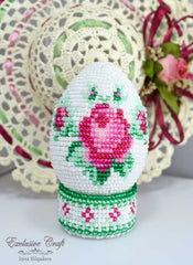 beaded easter egg