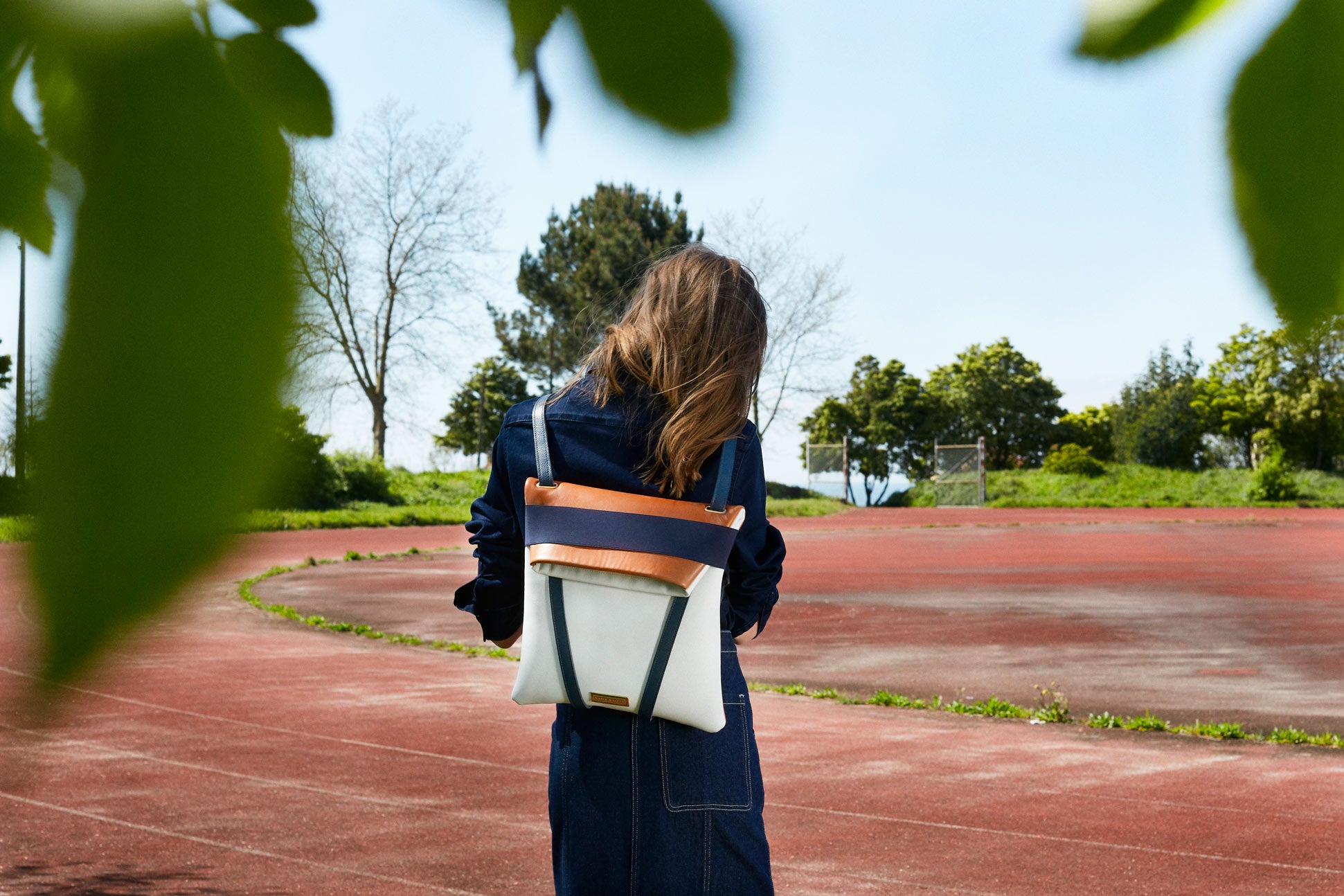 white backpack women shop