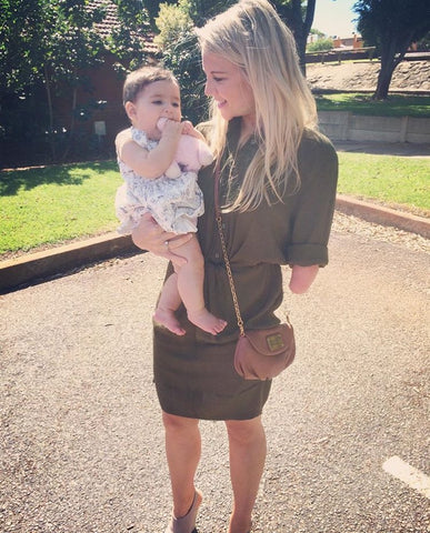 Jessica Smith and baby Ayla