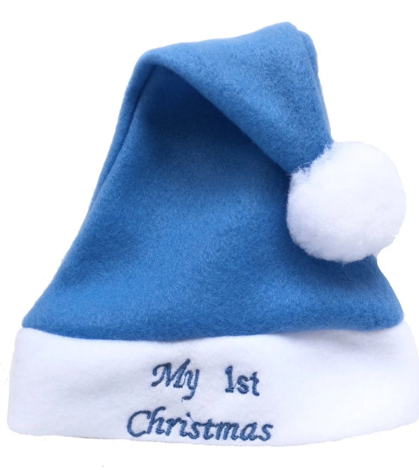 christmas hat blue