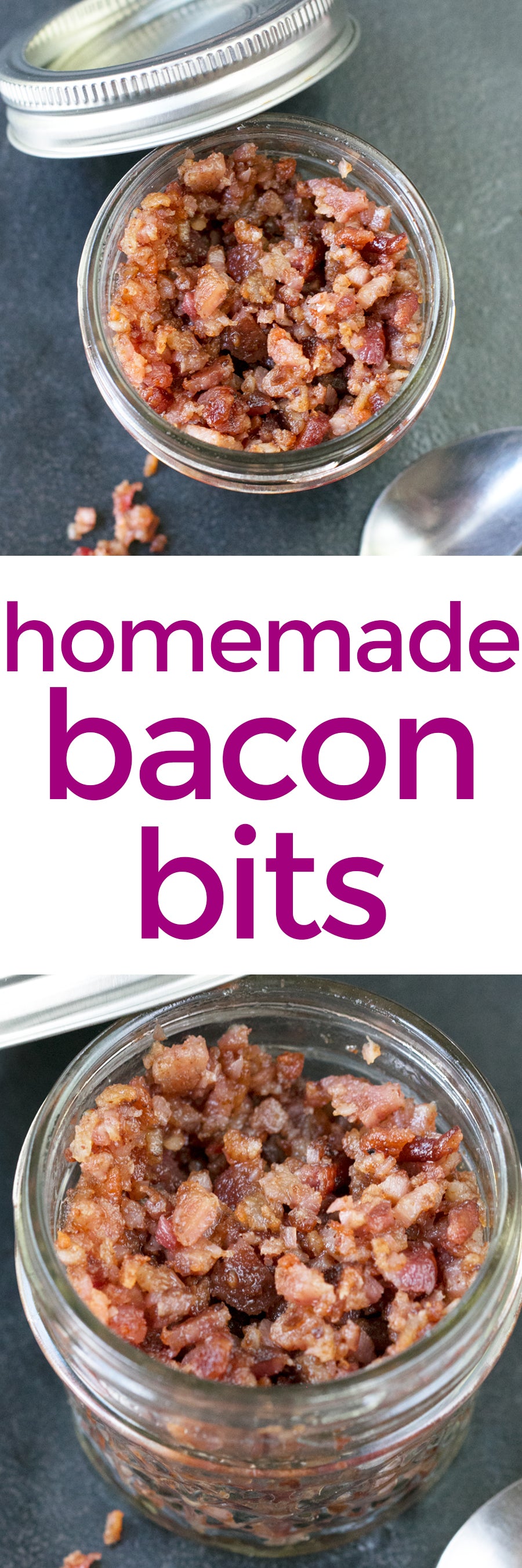 Homemade Bacon Bits | pigofthemonth.com #bacon #yummy