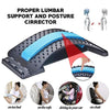 Back Pain Relief Device with Magnets & Acupressure Points for Lumbar Support, Posture Corrector
