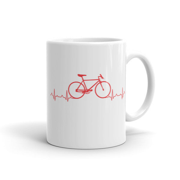 Heart Beats - Cycling Coffee Mug