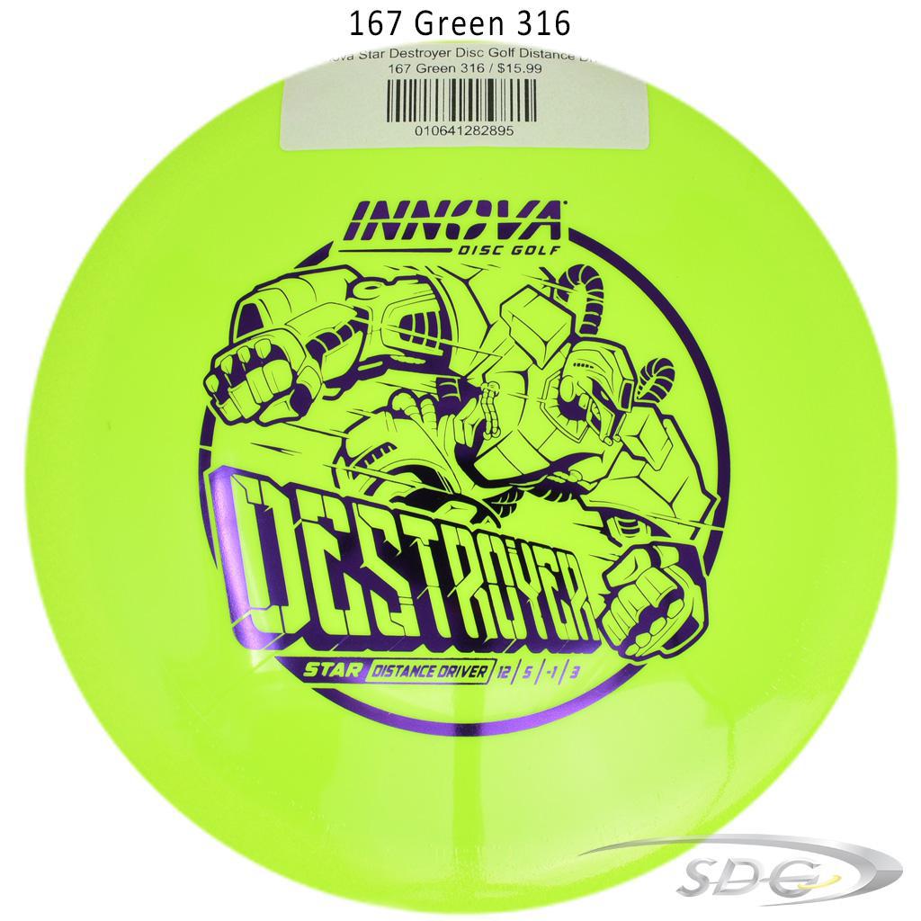 innova-star-destroyer-disc-golf-distance-driver 167 Green 316 