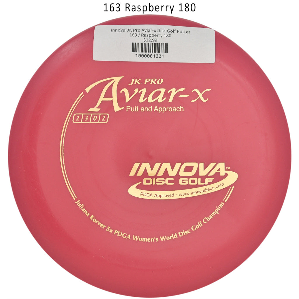 innova-jk-pro-aviar-x-disc-golf-putter 163 Raspberry 180