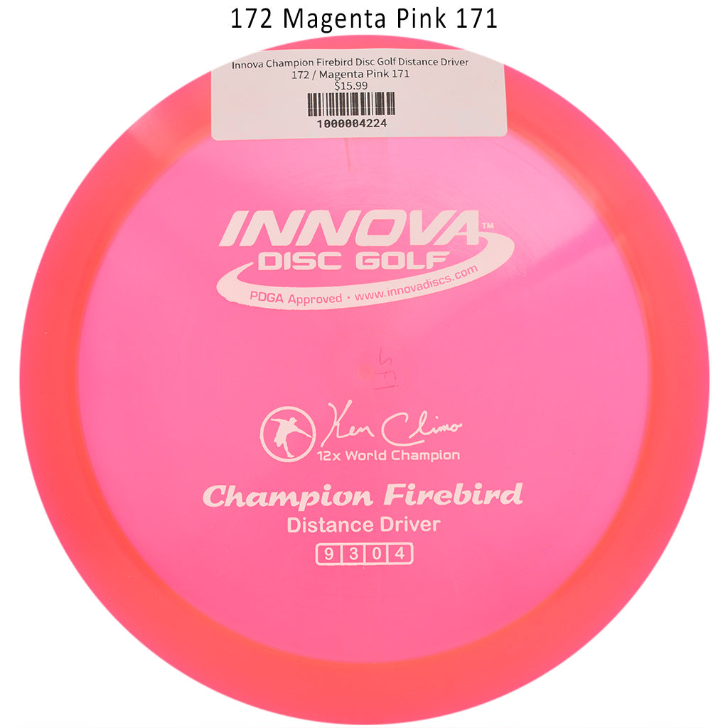 innova-champion-firebird-disc-golf-distance-driver 172 Magenta Pink 171