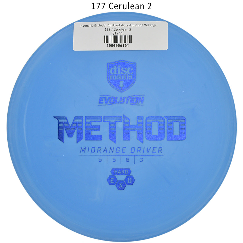 discmania-evolution-exo-hard-method-disc-golf-midrange 177 Cerulean 2