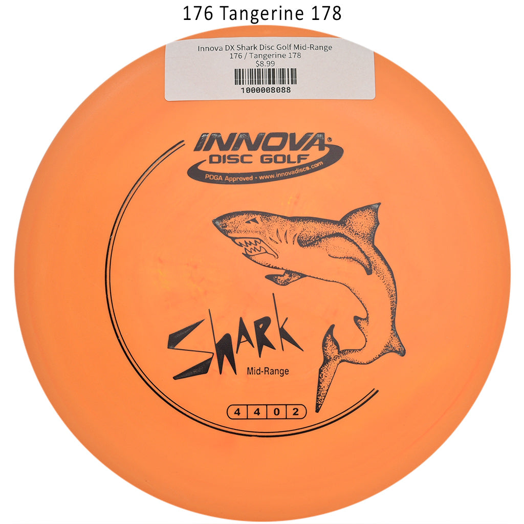 innova-dx-shark-disc-golf-mid-range 176 Tangerine 178