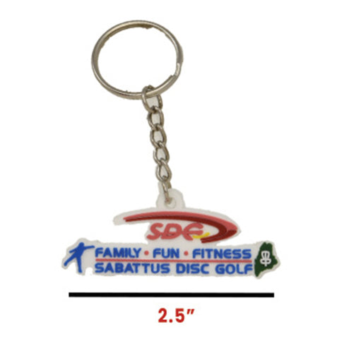 SDG Rubber Key Chains Disc Golf Accessories