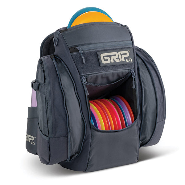 Disc Golf bag GripEQ (c) CX1 Compact Series in gray front view 