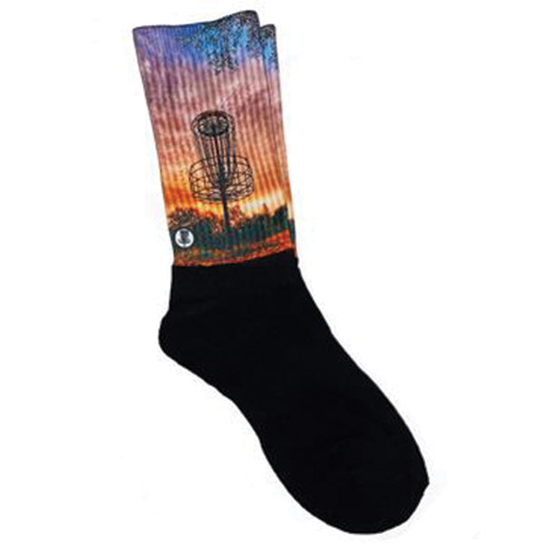 tee-box-sox-disc-golf-apparel Medium-Fire Sky 