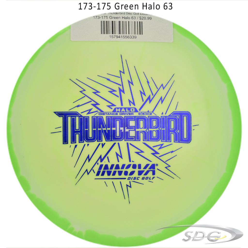innova-halo-star-thunderbird-disc-golf-distance-driver 173-175 Green Halo 63 