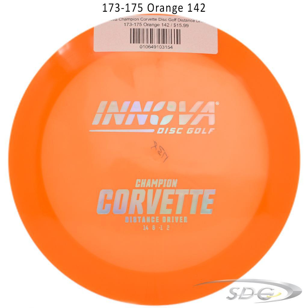 innova-champion-corvette-disc-golf-distance-driver 173-175 Orange 142 