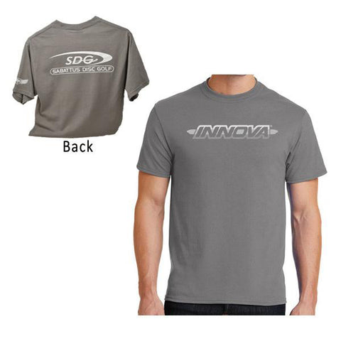 Innova Striped Bar Logo Short Sleeve w. SDG Logo & Discmania Disc Golf Shirt