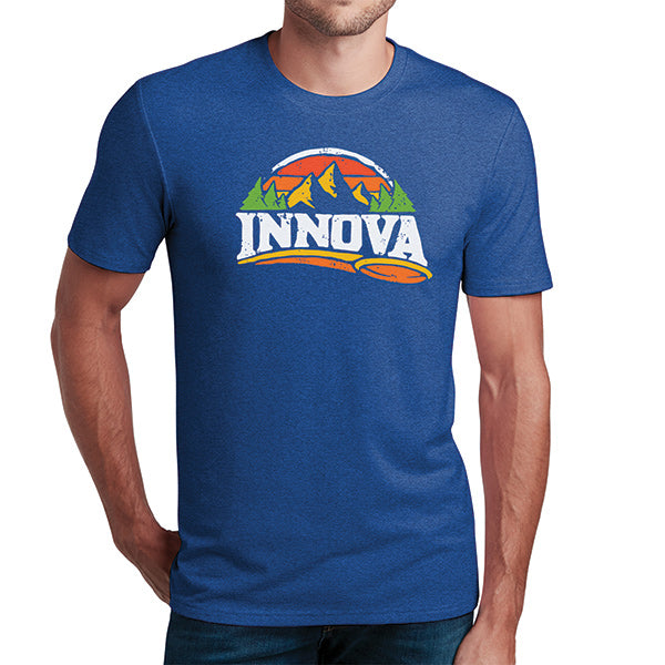 innova-mountain-flex-short-sleeve-tee-disc-golf-apparel 3XL Heather Deep Royal