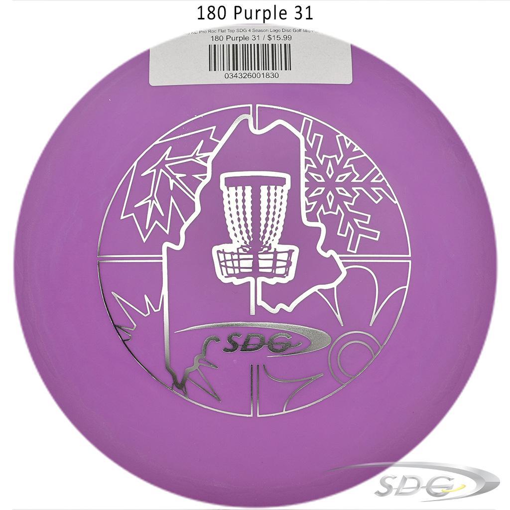 innova-kc-pro-roc-flat-top-sdg-4-season-logo-disc-golf-mid-range 180 Purple 31 