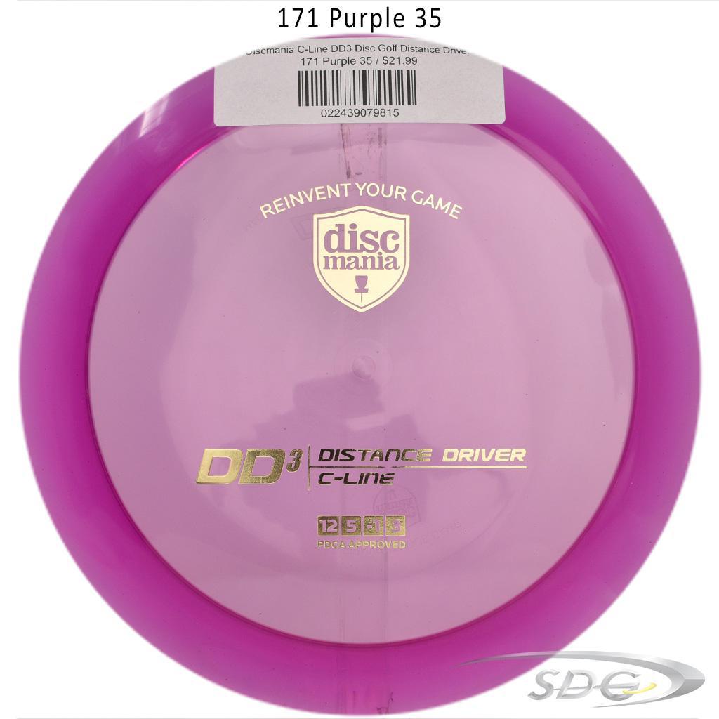 discmania-c-line-dd3-disc-golf-distance-driver 171 Purple 35 