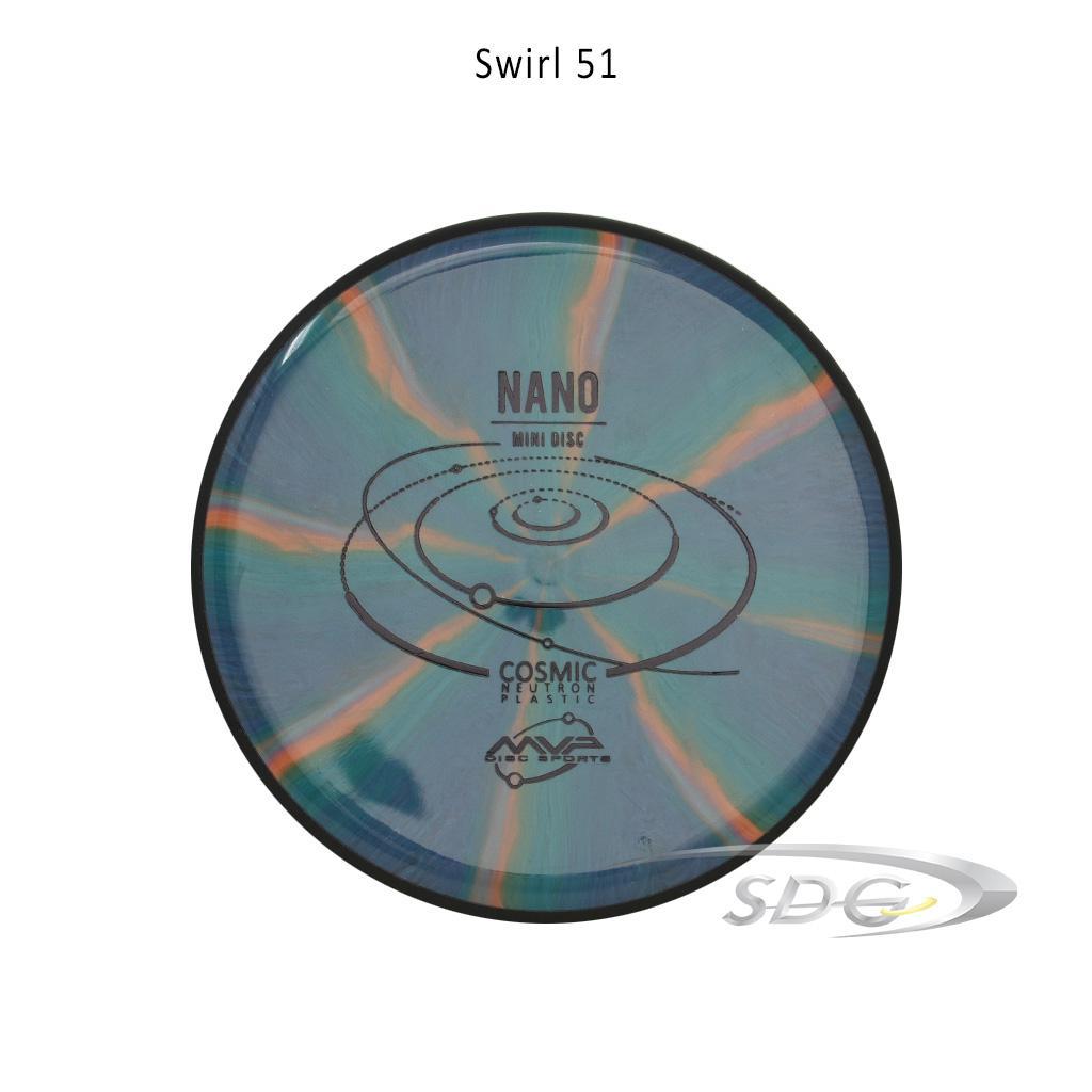 mvp-cosmic-neutron-nano-disc-golf-mini-marker Swirl 51 