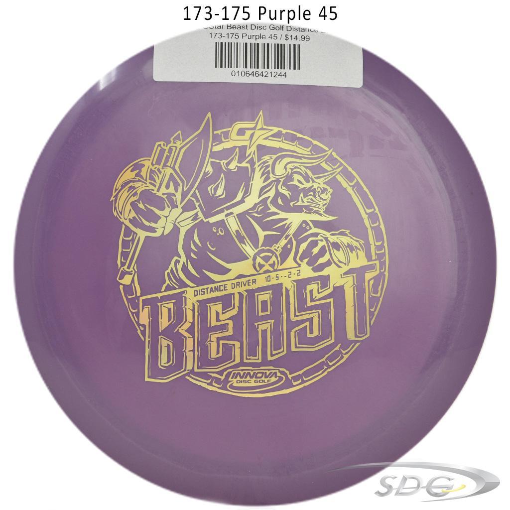 innova-gstar-beast-disc-golf-distance-driver 173-175 Purple 45 