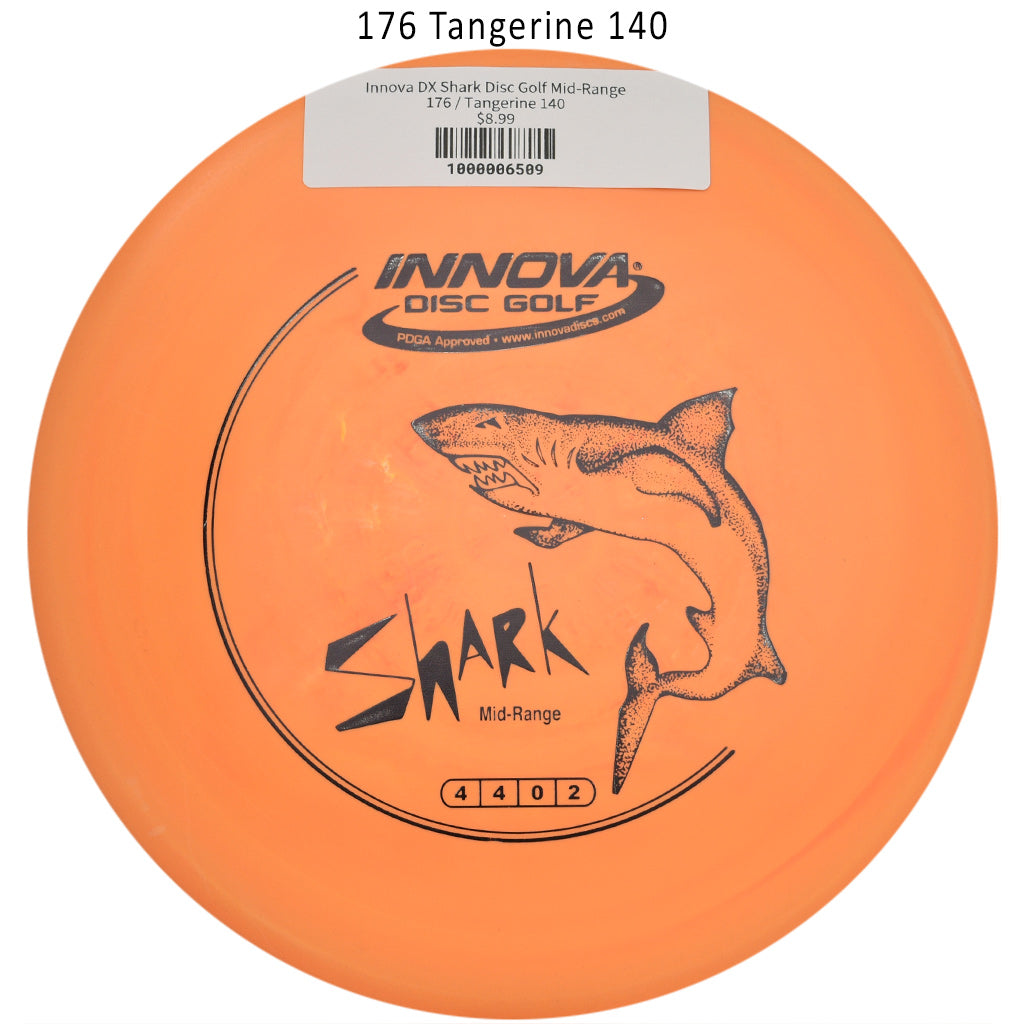 innova-dx-shark-disc-golf-mid-range 176 Tangerine 140