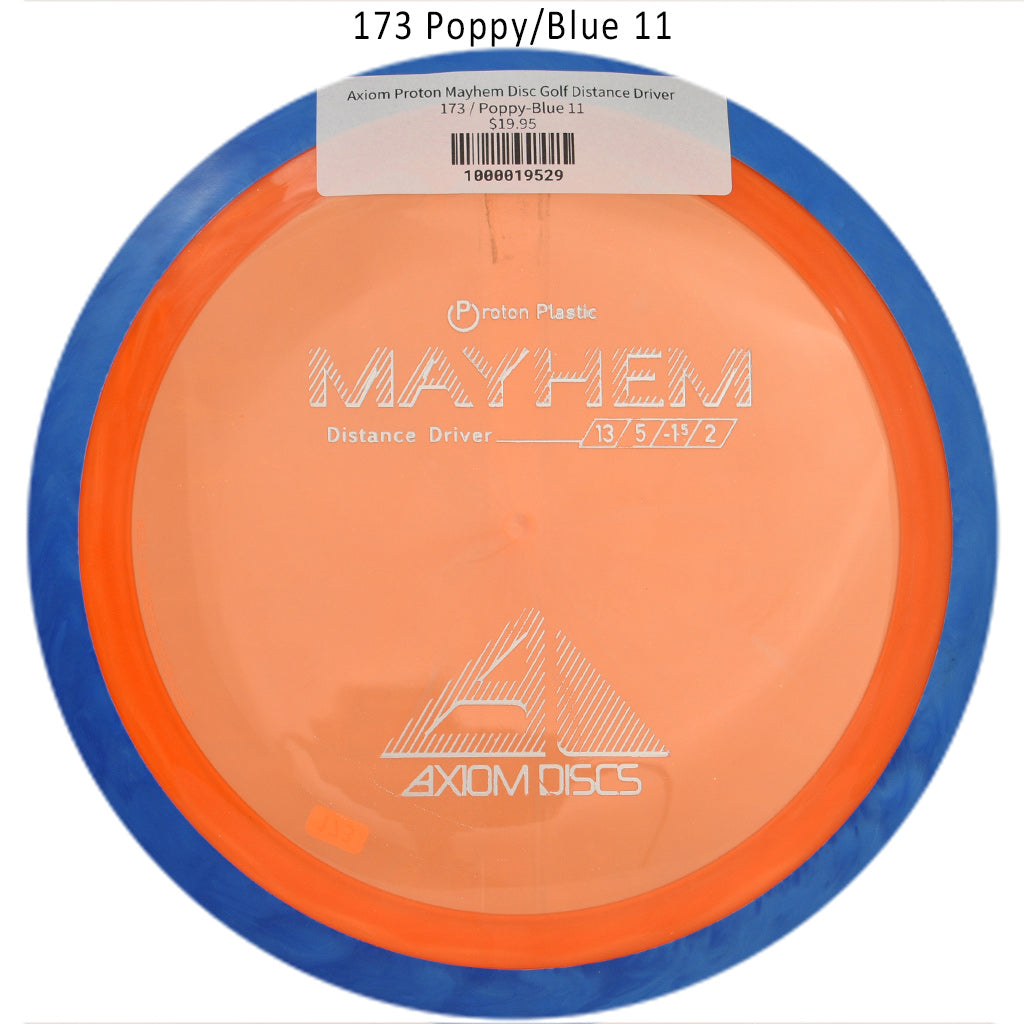 axiom-proton-mayhem-disc-golf-distance-driver 173 Poppy-Blue 11