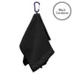 flightowel-jr-disc-golf-bag-essential Black with Black Carabiner 