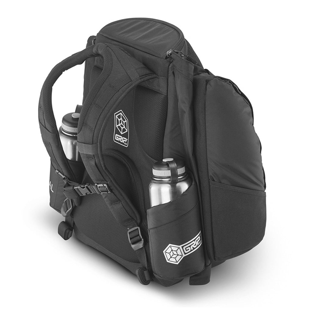 GRIPeq© AX5 Series Disc Golf Bag Coal (Black) Side View 