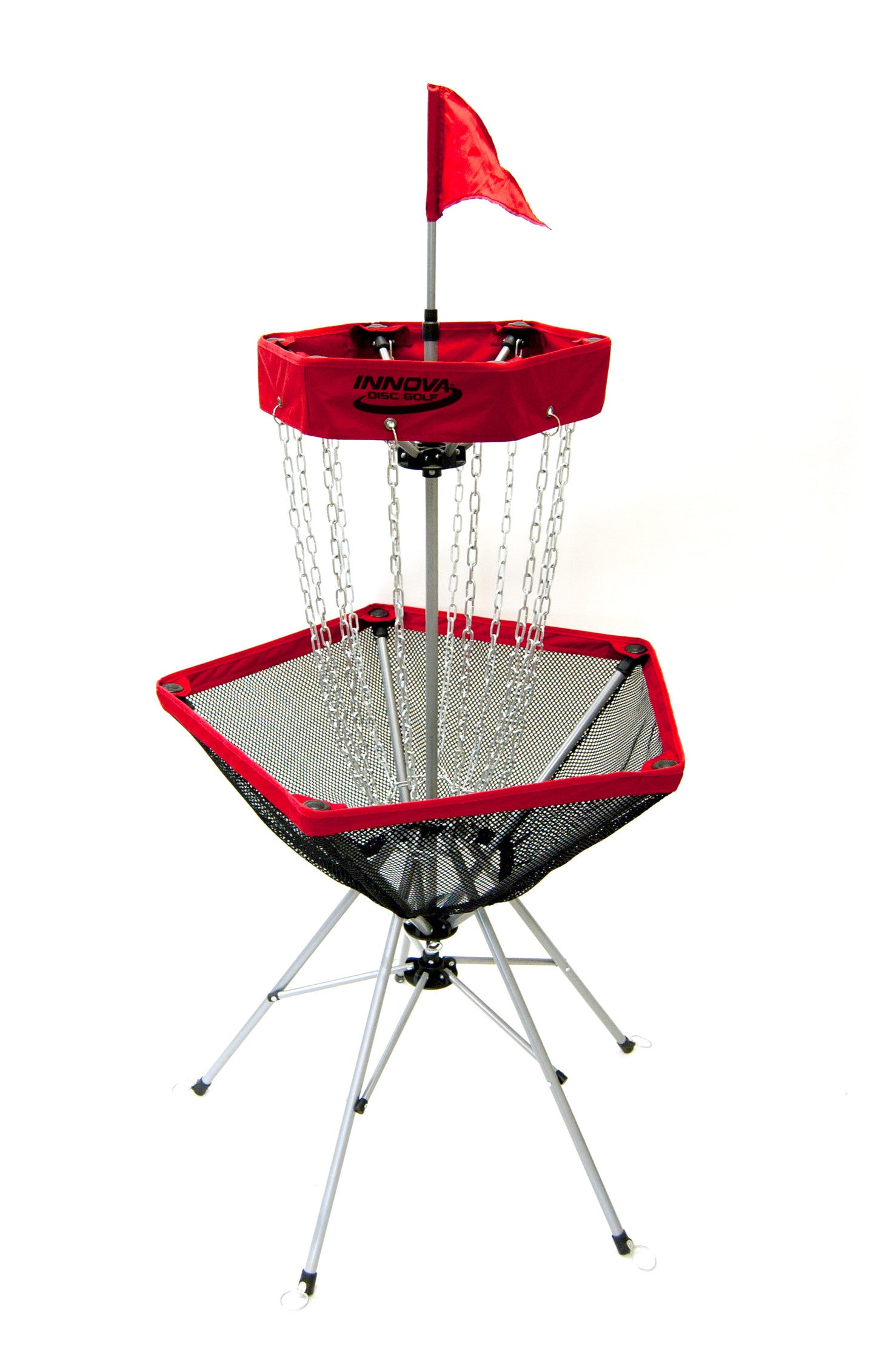 Innova DISCatcher Traveler Disc Golf Basket Red