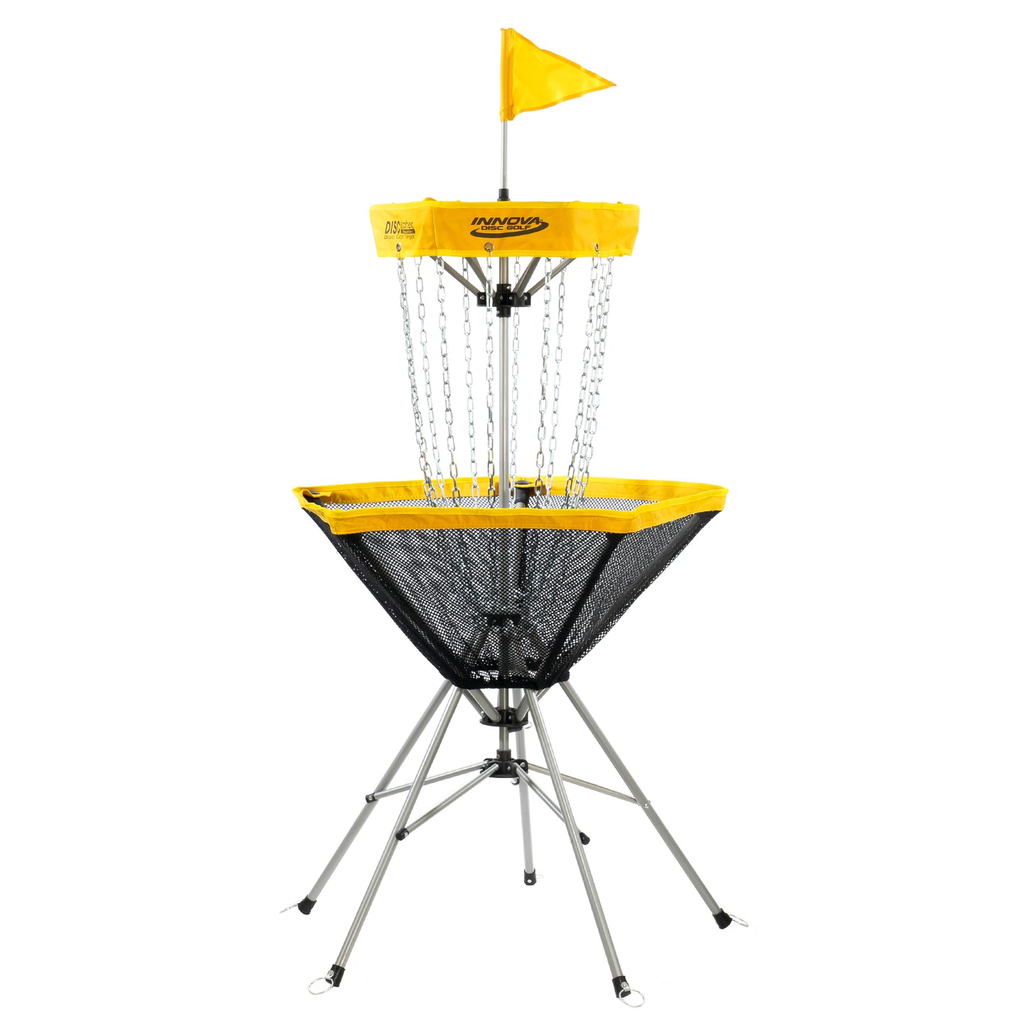 Innova DISCatcher Traveler Disc Golf Basket Yellow