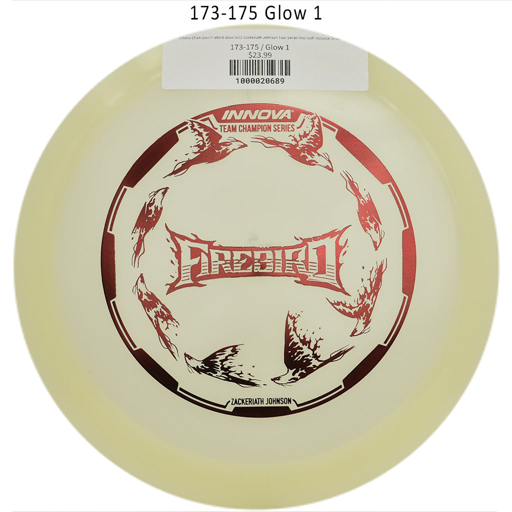 innova-champion-firebird-glow-2022-zackeriath-johnson-tour-series-disc-golf-distance-driver 173-175 Glow 1