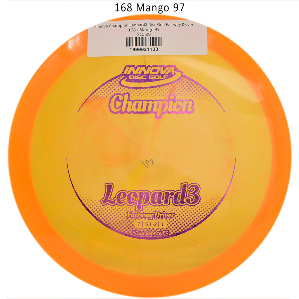 innova-champion-leopard3-disc-golf-fairway-driver 168 Mango 97