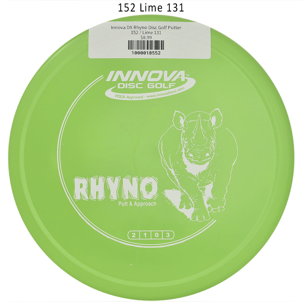 innova-dx-rhyno-disc-golf-putter 152 Lime 131