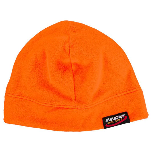 Innova Microfleece Beanie Disc Golf Hat Neon Orange