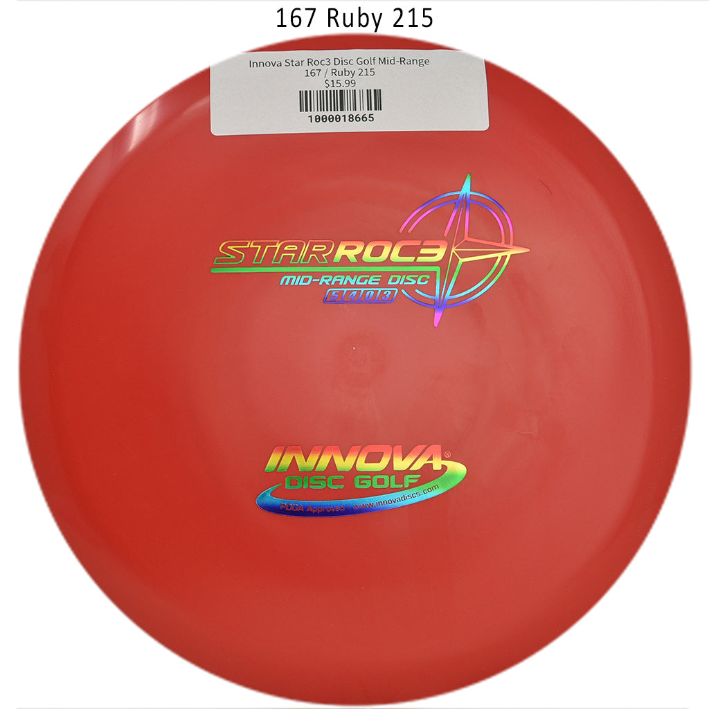 innova-star-roc3-disc-golf-mid-range 167 Ruby 215 