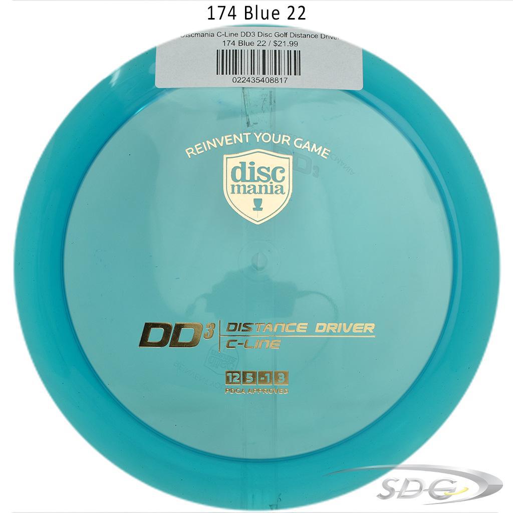 discmania-c-line-dd3-disc-golf-distance-driver 174 Blue 22 