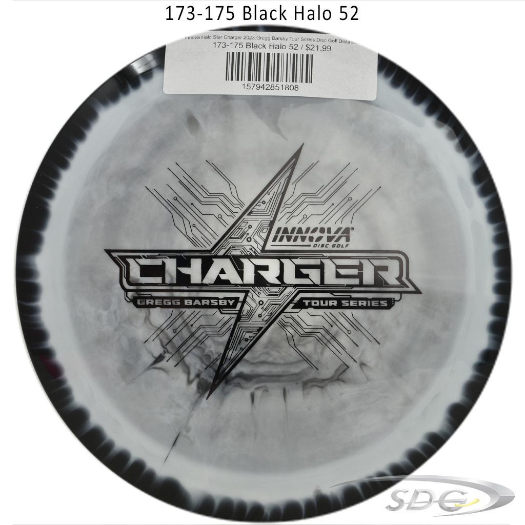 innova-halo-star-charger-2023-gregg-barsby-tour-series-disc-golf-distance-driver 173-175 Black Halo 52 