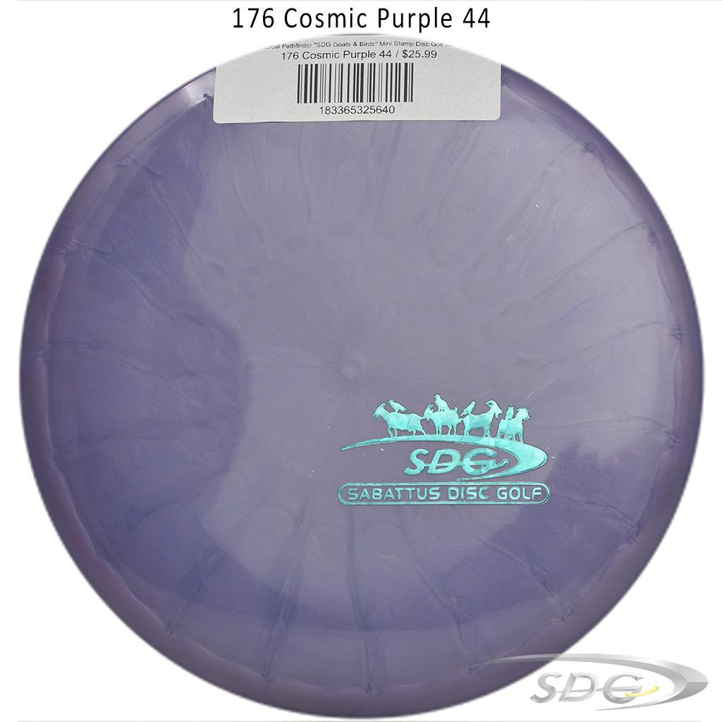 tsa-ethereal-pathfinder-sdg-goats-birds-mini-stamp-disc-golf-mid-range 176 Cosmic Purple 44 