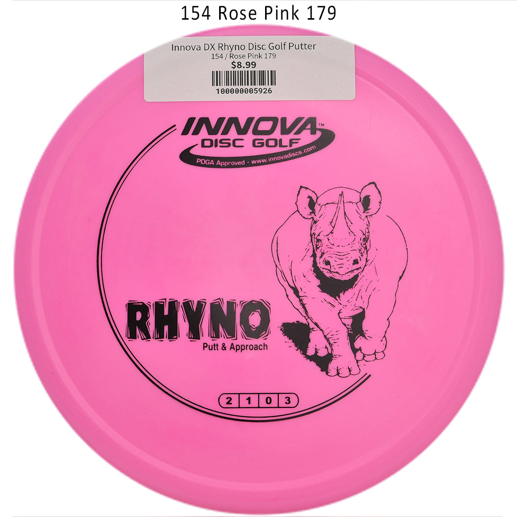 innova-dx-rhyno-disc-golf-putter 154 Rose Pink 179