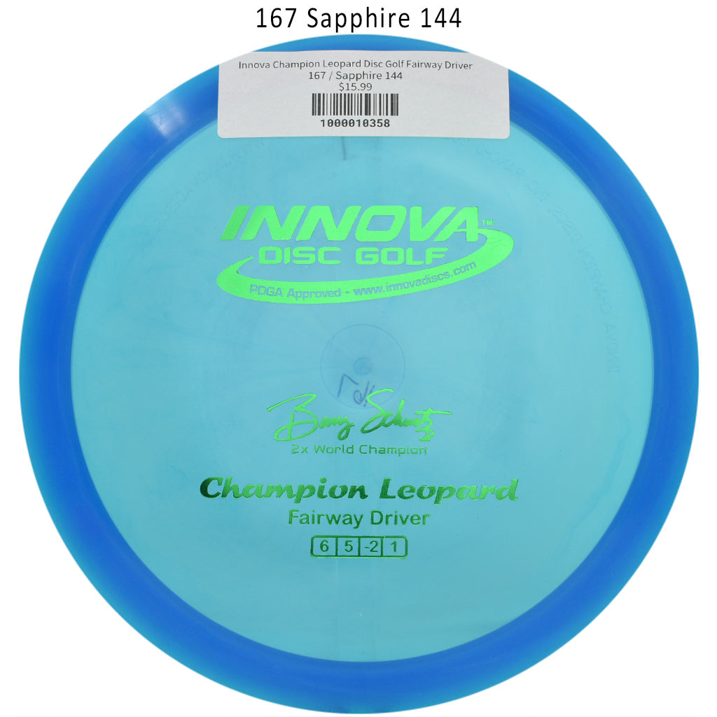 innova-champion-leopard-disc-golf-fairway-driver 167 Sapphire 144