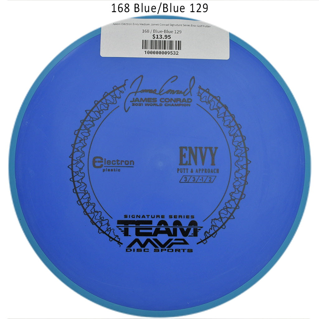 axiom-electron-envy-medium-james-conrad-signature-series-disc-golf-putter 168 Blue-Blue 129 