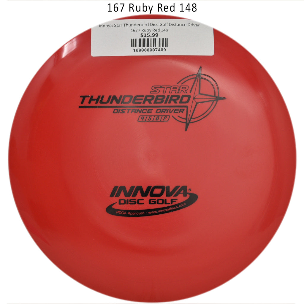 innova-star-thunderbird-disc-golf-distance-driver 167 Ruby Red 148