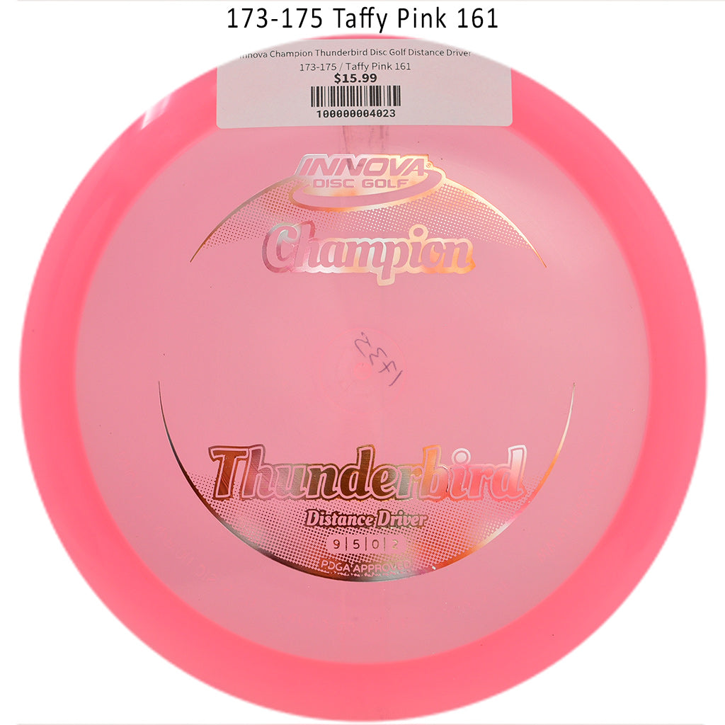 innova-champion-thunderbird-disc-golf-distance-driver 173-175 Taffy Pink 161