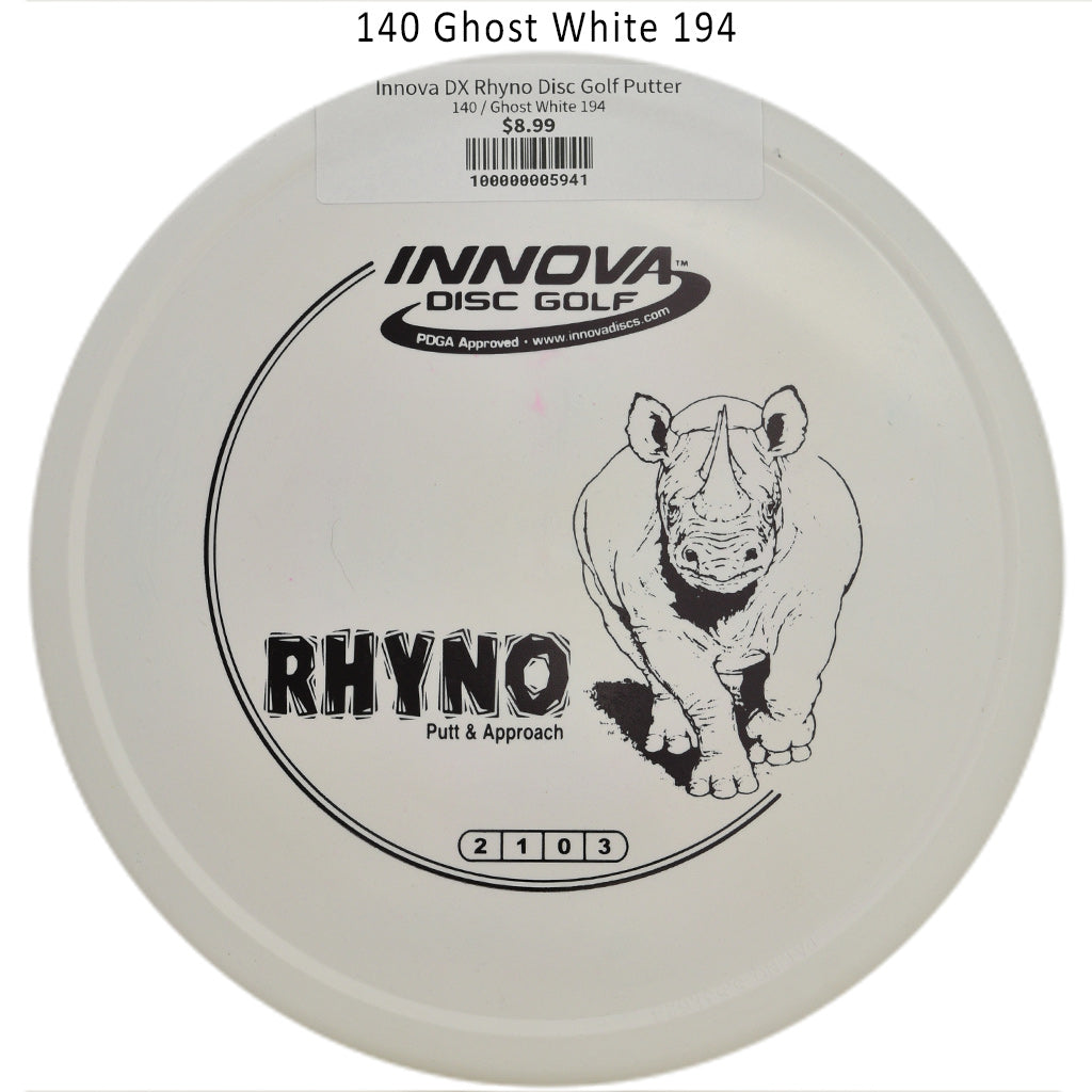 innova-dx-rhyno-disc-golf-putter 140 Ghost White 194