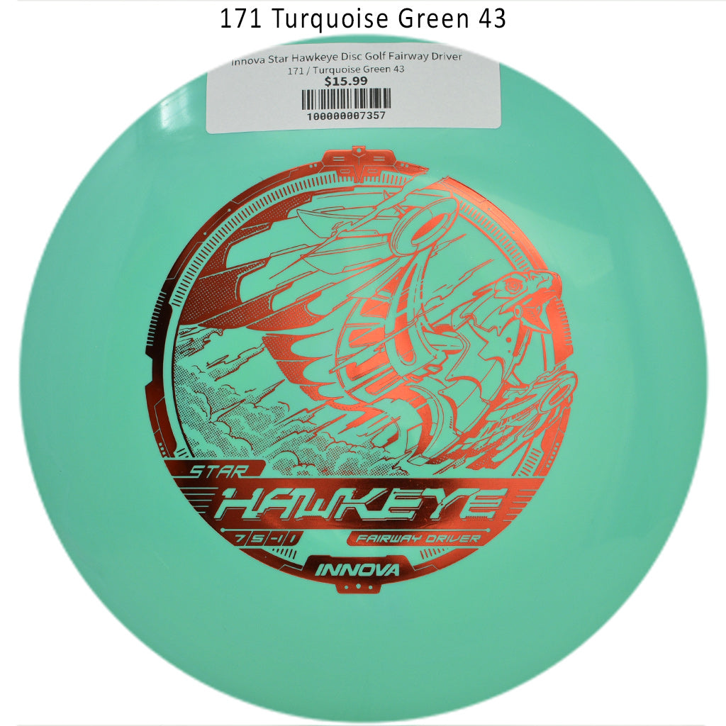 innova-star-hawkeye-disc-golf-fairway-driver 171 Turquoise Green 43