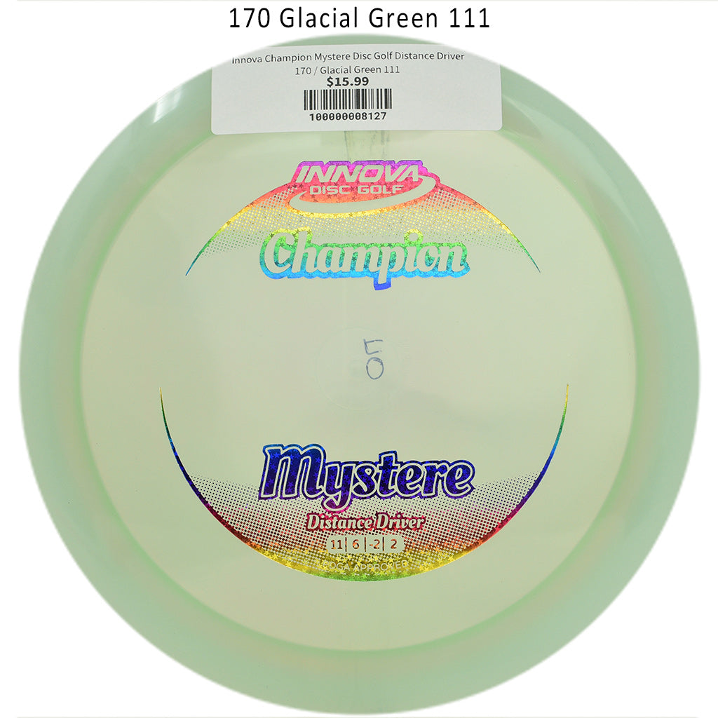 innova-champion-mystere-disc-golf-distance-driver 170 Glacial Green 111