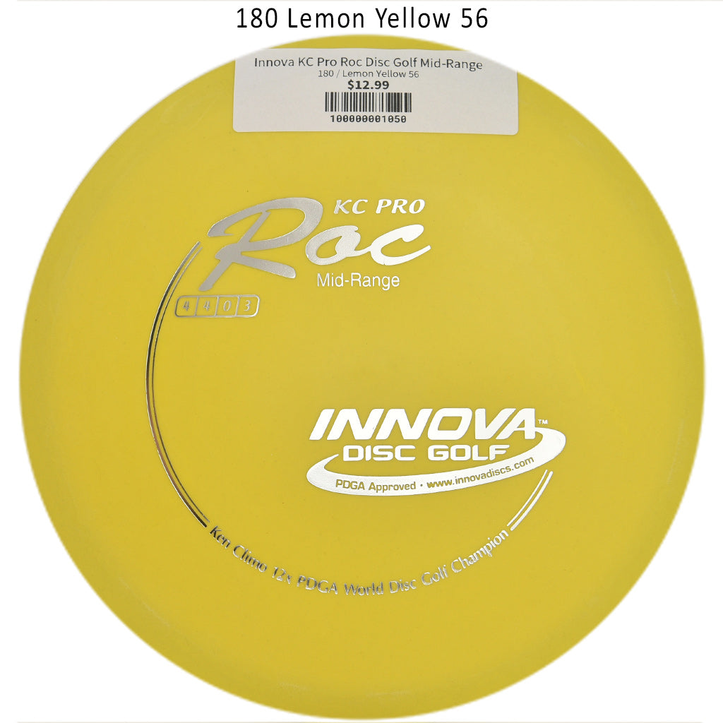 innova-kc-pro-roc-disc-golf-mid-range 180 Lemon Yellow 56