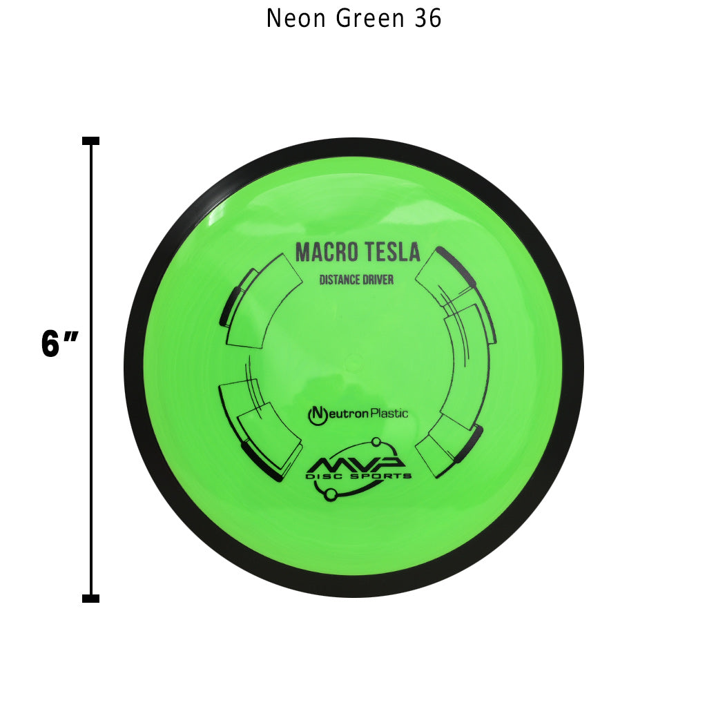 mvp-neutron-tesla-macro-disc-golf-mini-marker Neon Green 36 